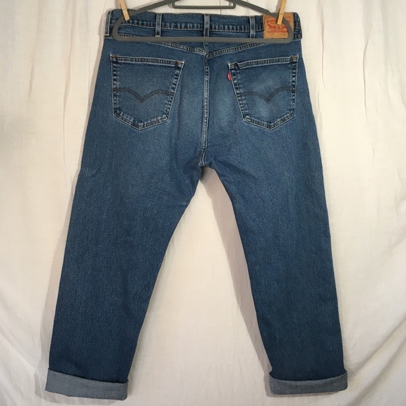 Levi’s 505 Straight Leg High Rise Plus Size Jeans - Picture 5 of 7